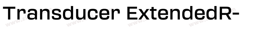 Transducer ExtendedR字体转换